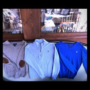 Polo sweaters size 7. Bundle of 3